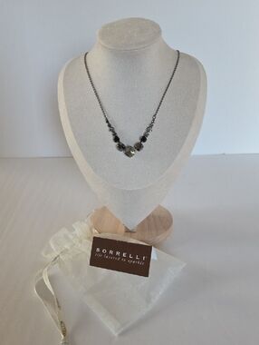 SORRELLI 16" CRYSTAL NECKLACE